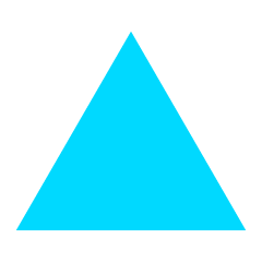 Simple Light Blue Triangle