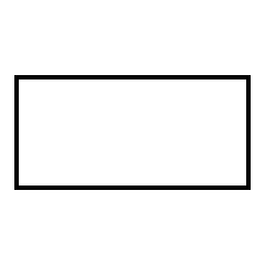 Rectangle Shape Black and White