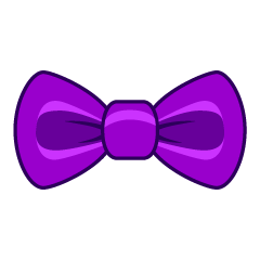 Purple Bow Tie