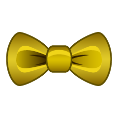 Gold Bow Tie