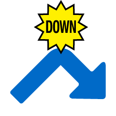 Simple Up to Down Arrow with Down