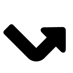 Black Down to Up Arrow