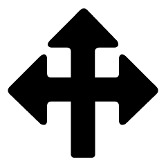 Black Junction Arrow