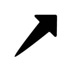 Black Up Arrow