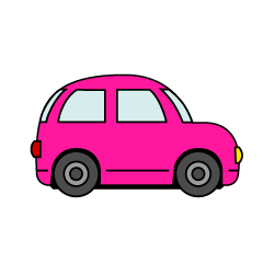 Cute Pink Wagon