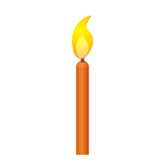 Orange Candle