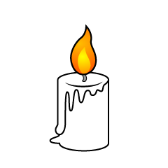 Simple Thick Candle