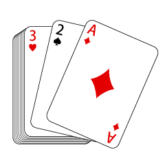 As de espadas de cartas de juego