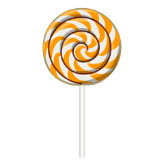 Orange Lollipop