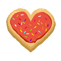 Cute Red Cookie