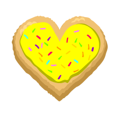 Cute Yellow Cookie