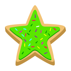 Green Star Cookie