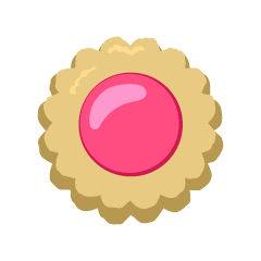 Pink Flower Cookie