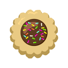 Sprinkles Flower Cookie