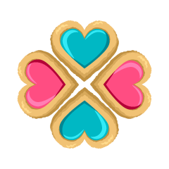 Love Flower Cookie