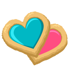 Two Love Cookies
