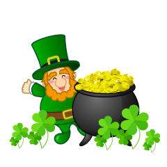 Leprechaun with Pot