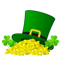 Leprechaun Hat with Gold