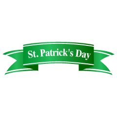 St Patrick's Day Up Ribbon