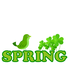 Bird and Shamrock SPRING