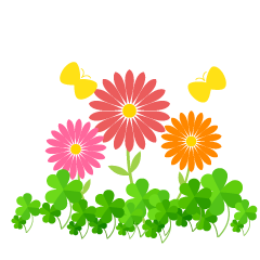 Flowers and Shamrock