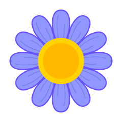 Daisy Encantador Morado