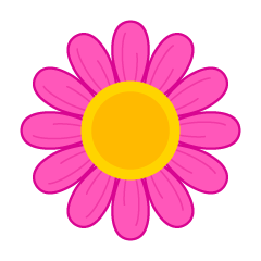 Cute Pink Daisy