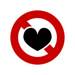 No Love Sign