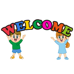 Boy and Girl WELCOME